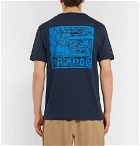 Arpenteur - Logo-Print Cotton-Jersey T-Shirt - Navy