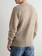 Sunspel - Shetland Wool Sweater - Brown