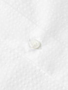 BRIONI - Cotton-Seersucker Shirt - White