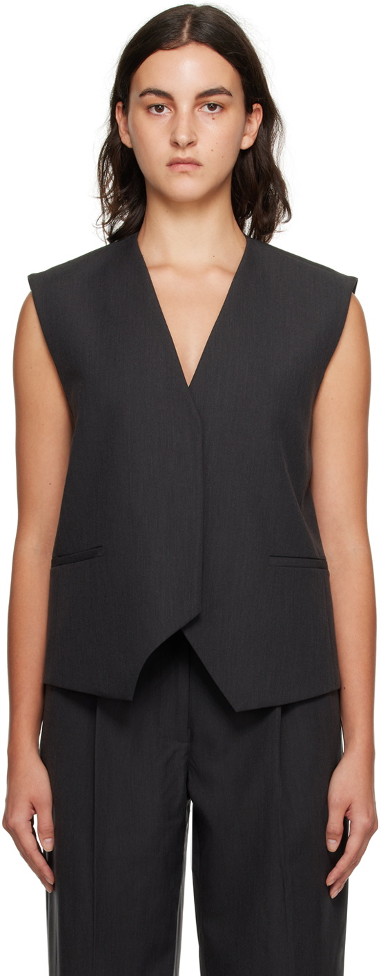 CAMILLA AND MARC Gray Danica Vest