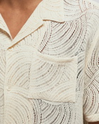 Arte Antwerp Circle Croche Shirt Beige - Mens - Shortsleeves