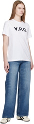 A.P.C. White Standard Grand 'VPC' T-shirt