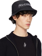 JW Anderson Black Logo Bucket Hat