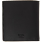 Fendi Black and Gold Bag Bugs Wallet