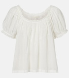 Dôen Frederica cotton voile top