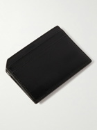SAINT LAURENT - Tiny Cassandre Logo-Appliquéd Leather Cardholder