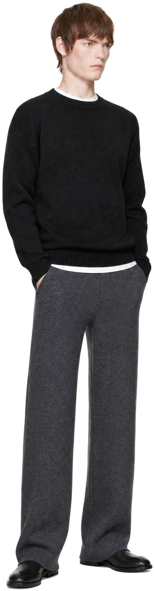 LISA YANG Gray Parker Trousers