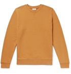 SUNSPEL - Loopback Cotton-Jersey Sweatshirt - Orange