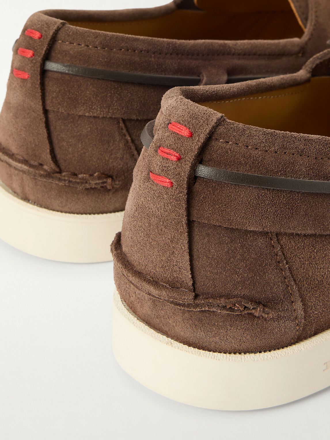 Kiton - Suede Boat Shoes - Brown