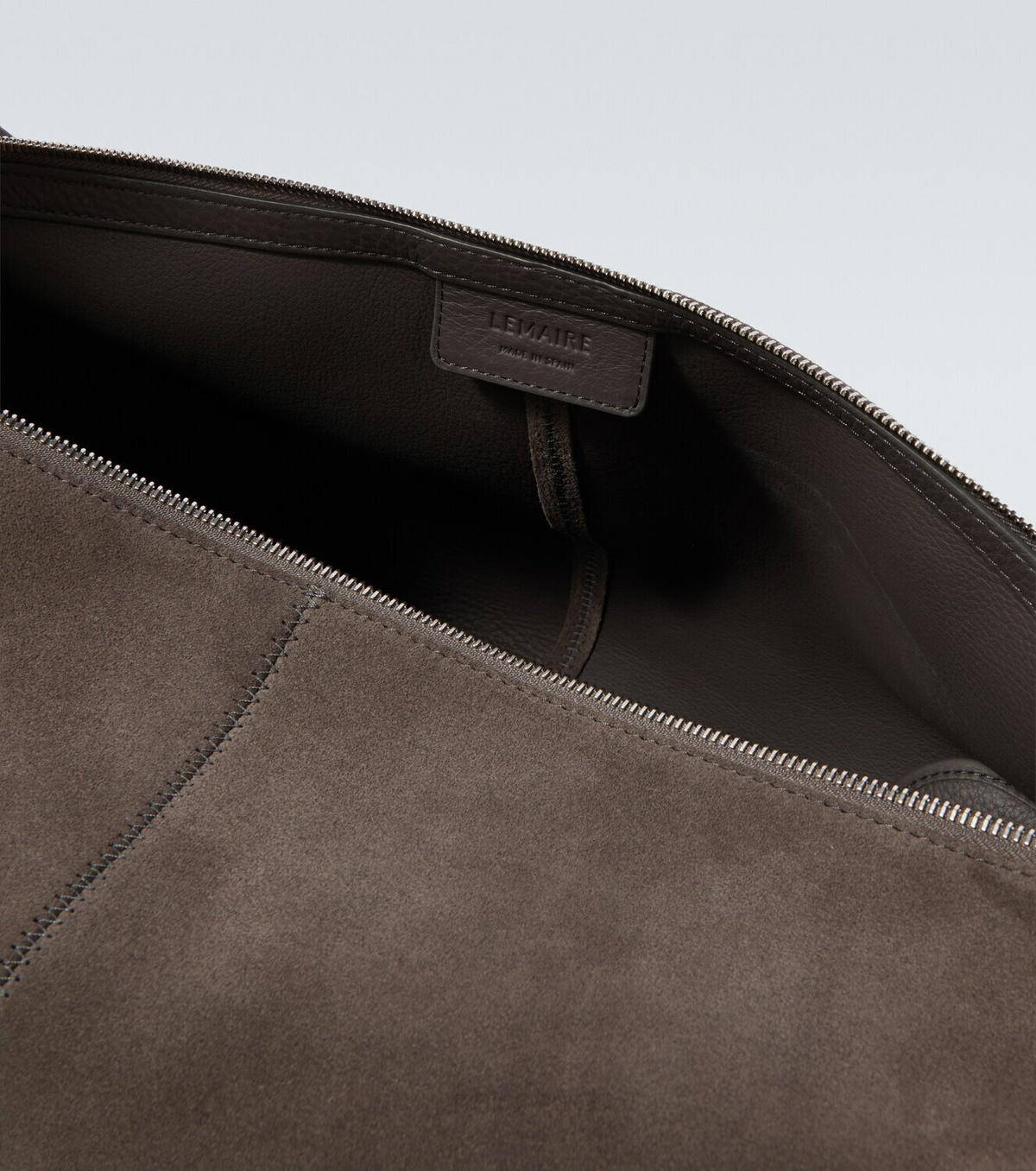Lemaire Belted suede shoulder bag
