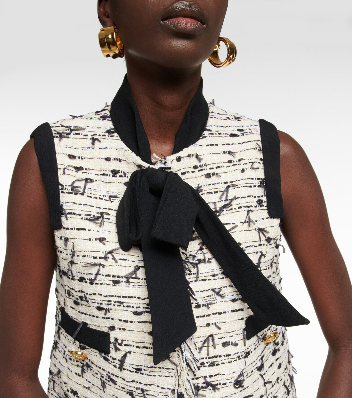 新品SALE☆ GIAMBATTiSTA VALLi ジャケット Giambattista Valli - Fringed tweed jacket Giambattista Valli