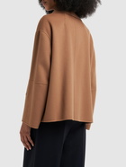 'S MAX MARA Cape Wool Double Breasted Jacket