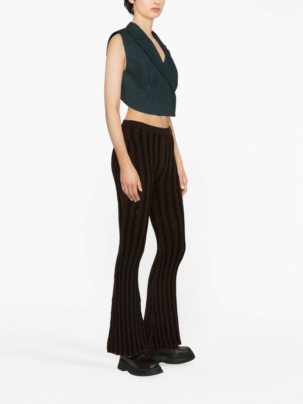 Sinead O'Dwyer Blue Cotton Drill Waistcoat