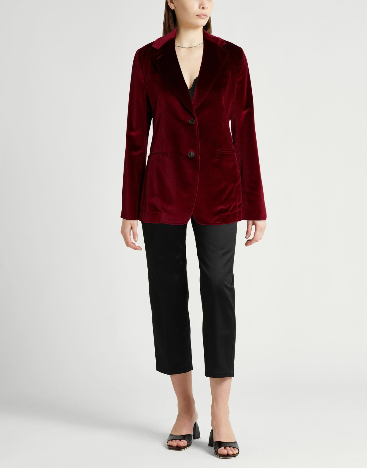 Drumohr Womens Blazer Burgundy