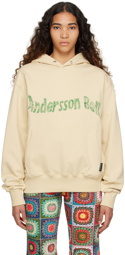 Andersson Bell Beige Embroidered Hoodie