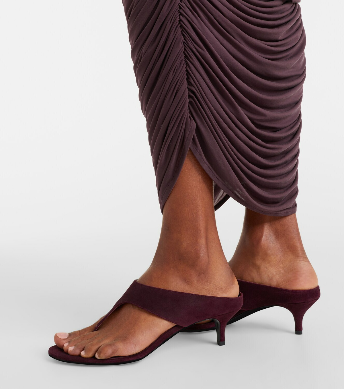 Magda Butrym Suede thong sandals