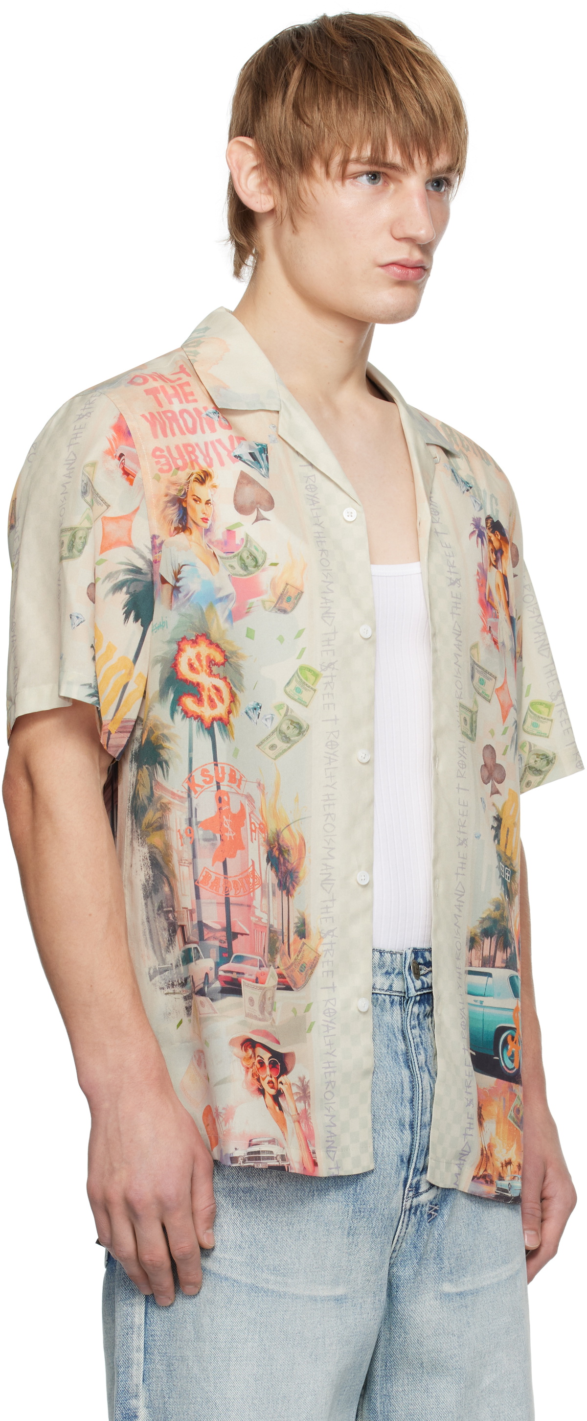 Ksubi Multicolor World Order Resort Shirt