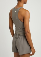 Vuori Pose Plyo Ribbed-knit Tank Mauve