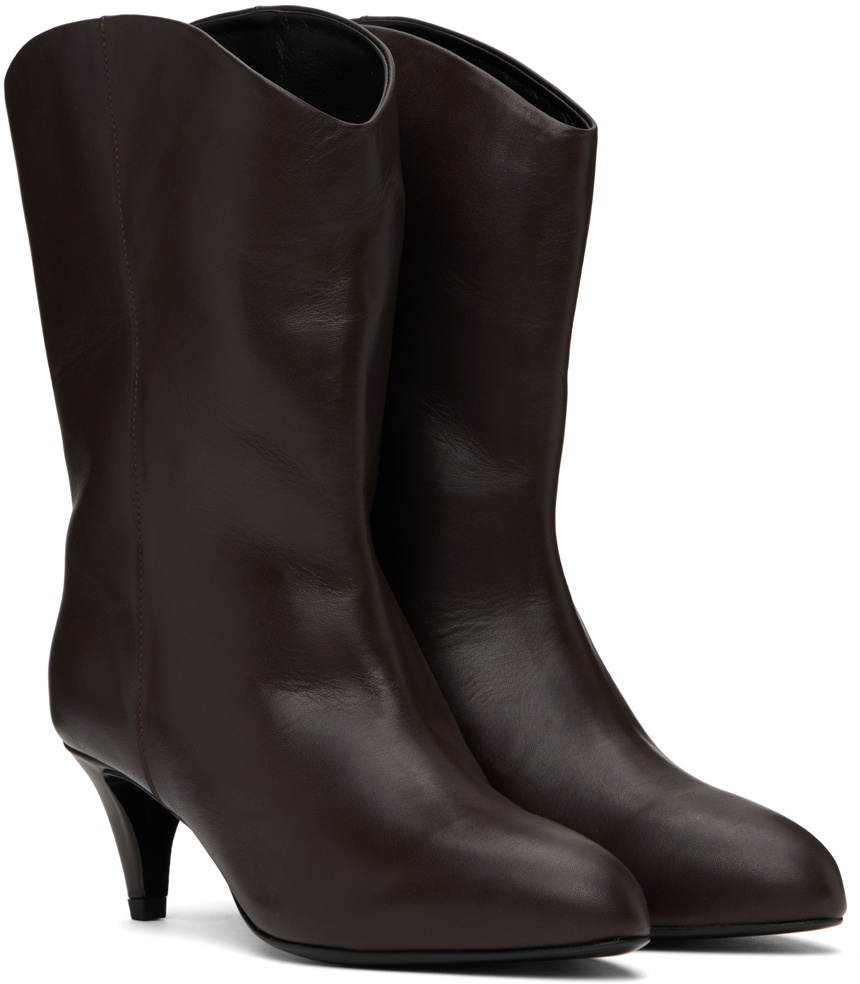 BY FAR Brown Osage Boots