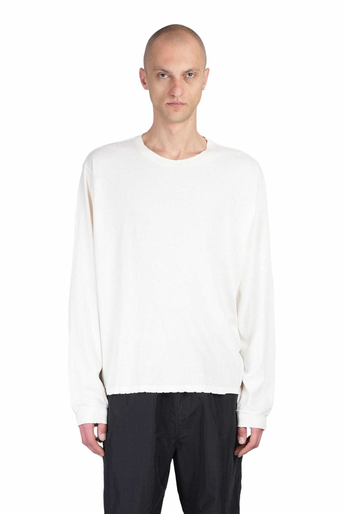 【関税込み】John Elliott オフホワイト クリンクル フーディ John Elliott Off-White Washed Ringer T-Shirt John Elliott
