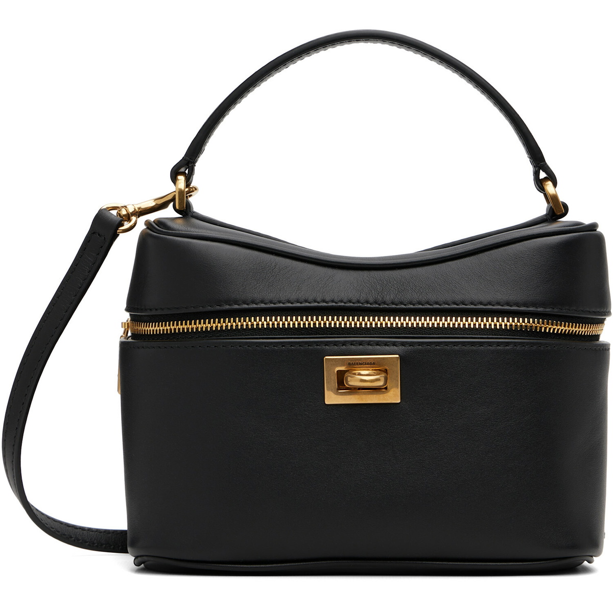Balenciaga Black Rodeo Vanity Smooth Calf Bag