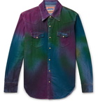 Acne Studios - 2001 Tie-Dyed Denim Western-Style Shirt - Multi