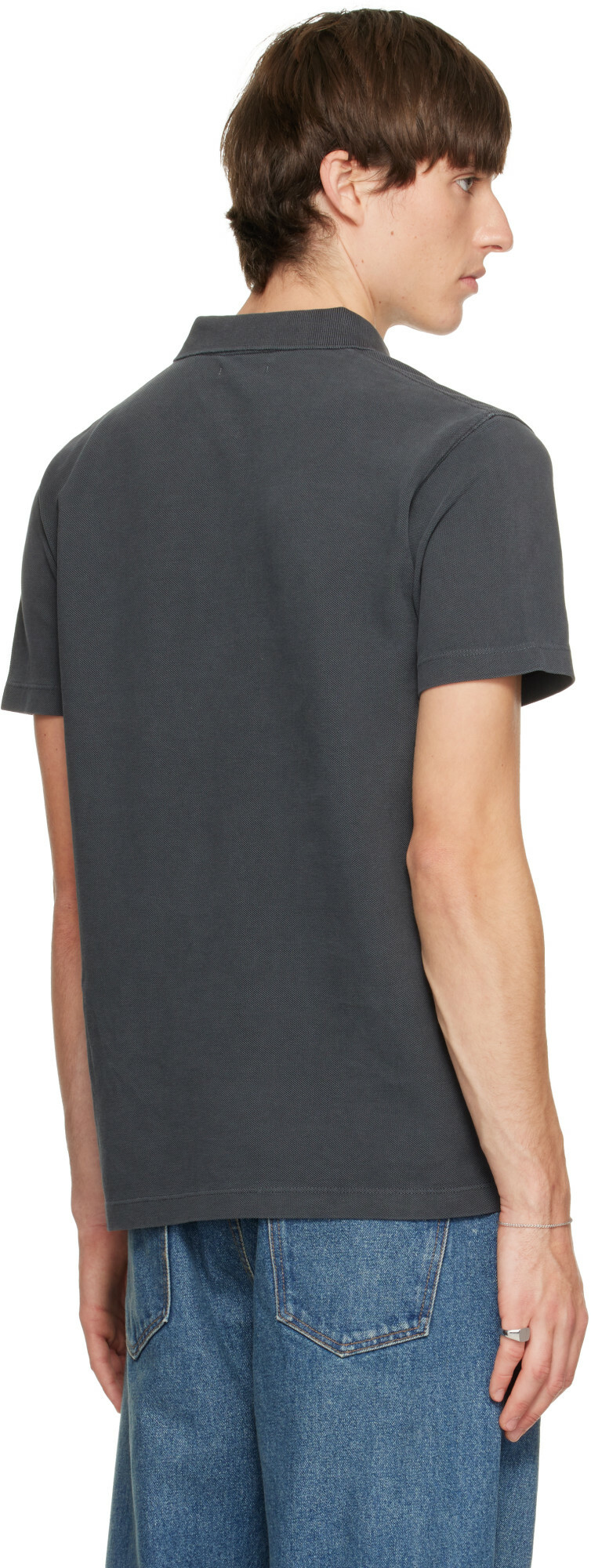 Hanover Gray Sunwashed Staple Polo