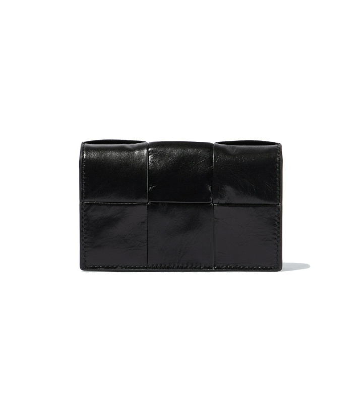 Photo: Bottega Veneta - Intreccio leather wallet