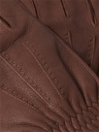 Dents - Edington Cashmere-Lined Leather Gloves - Brown