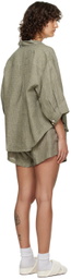 Deiji Studios Khaki 'The 03' Pyjamas Set