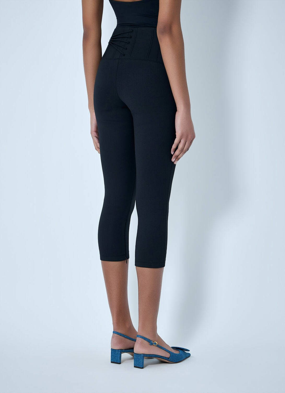 Jacquemus High-Waisted Buttoned Cycling Pants