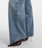 Courrèges Logo wide-leg jeans
