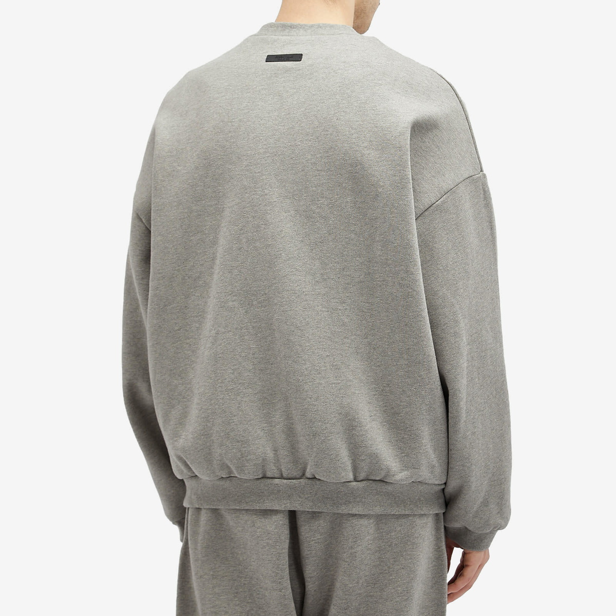 Fear of God ESSENTIALS Men's Fleece Crewneck in Dark Heather