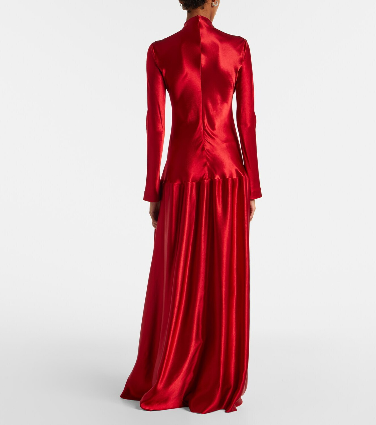 Fforme Mila satin maxi dress