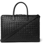 Bottega Veneta - Intrecciato Leather Briefcase - Black