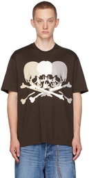 MASTERMIND WORLD Brown Printed T-Shirt