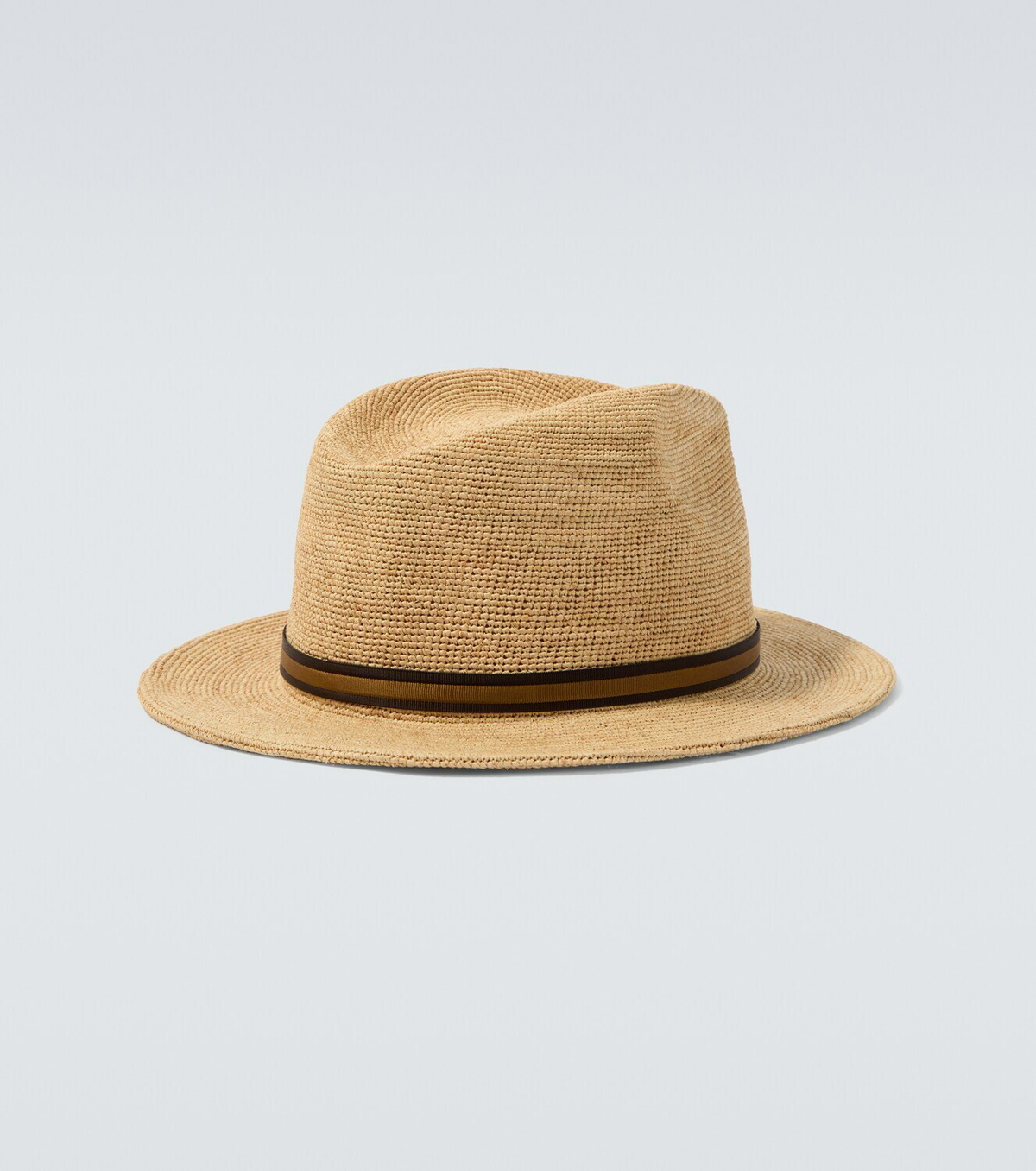 Borsalino Argentina crochet straw fedora