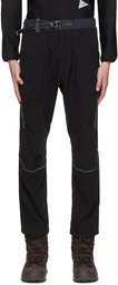 and wander Black Pocket Trousers