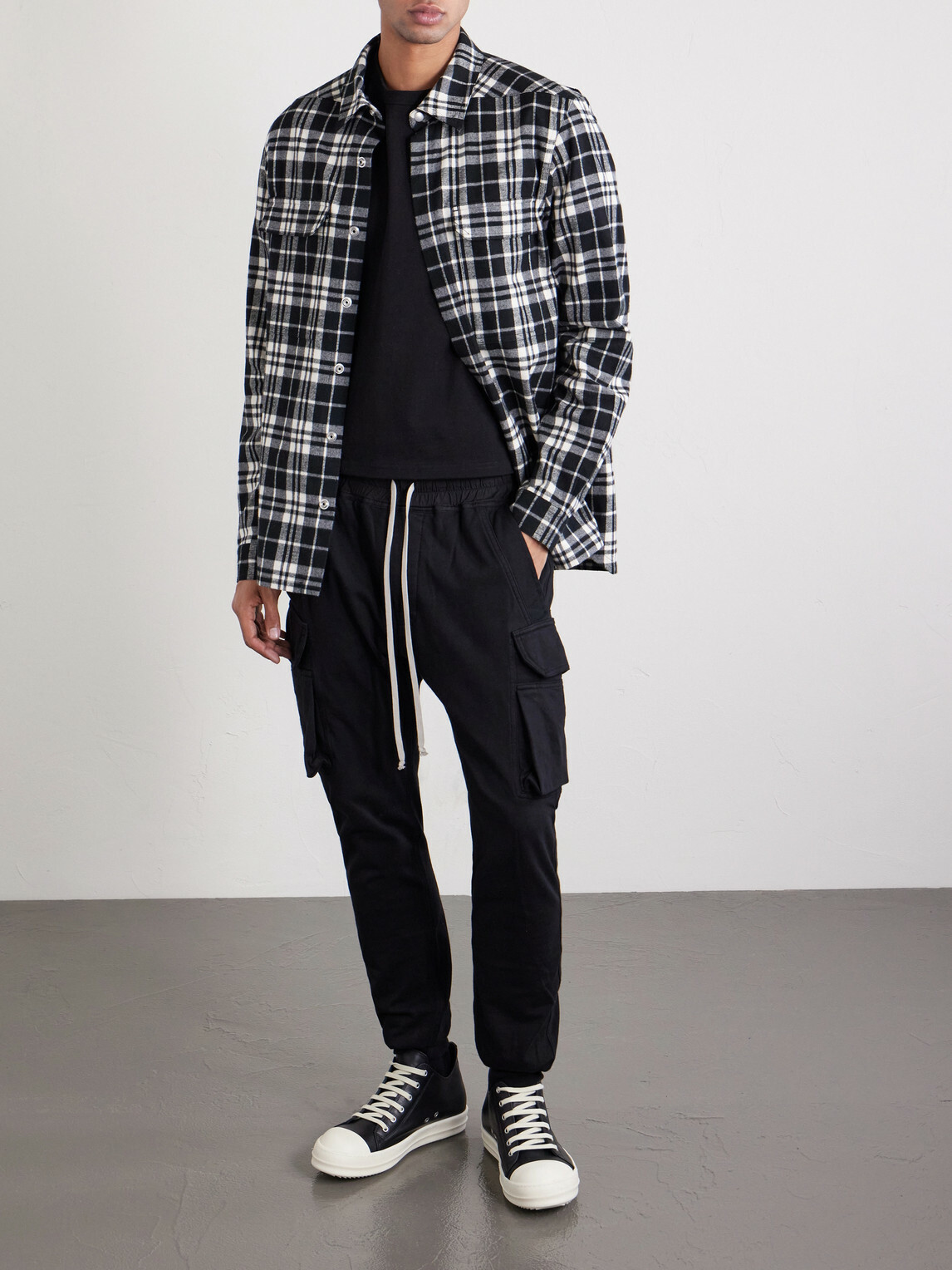 DRKSHDW by Rick Owens - Mastodon Tapered Cotton-Blend Jersey