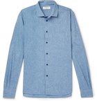 YMC - Slub Chambray Shirt - Men - Light blue