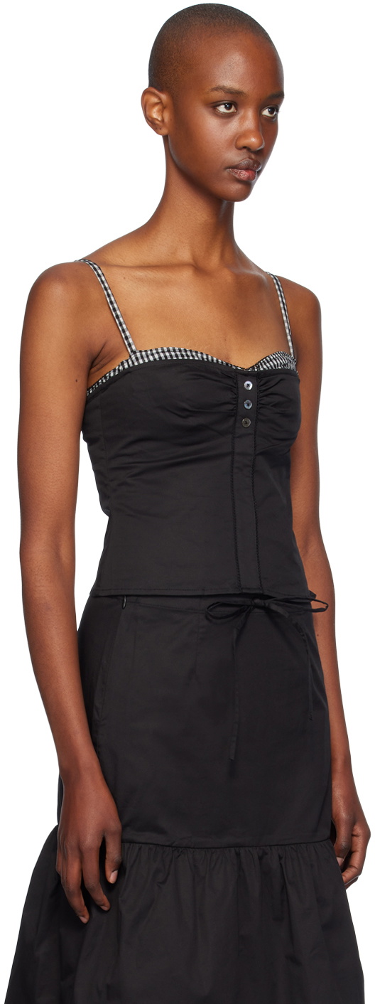 Miaou Black Enzo Top