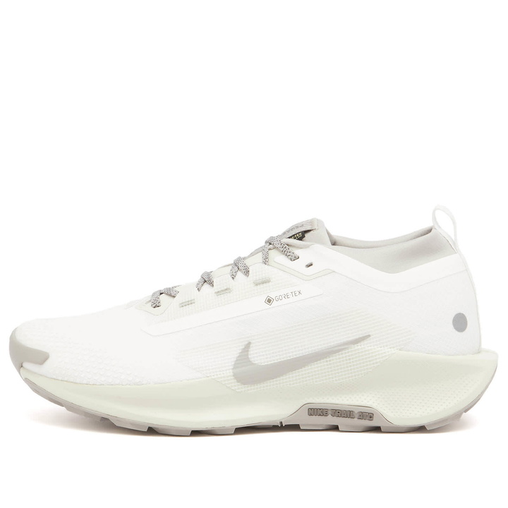 Photo: Nike Men's Reactx Pegasus Trail 5 GTX SP Sneaker in White/Grey/Bone