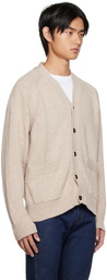 Universal Works Beige Vince Cardigan