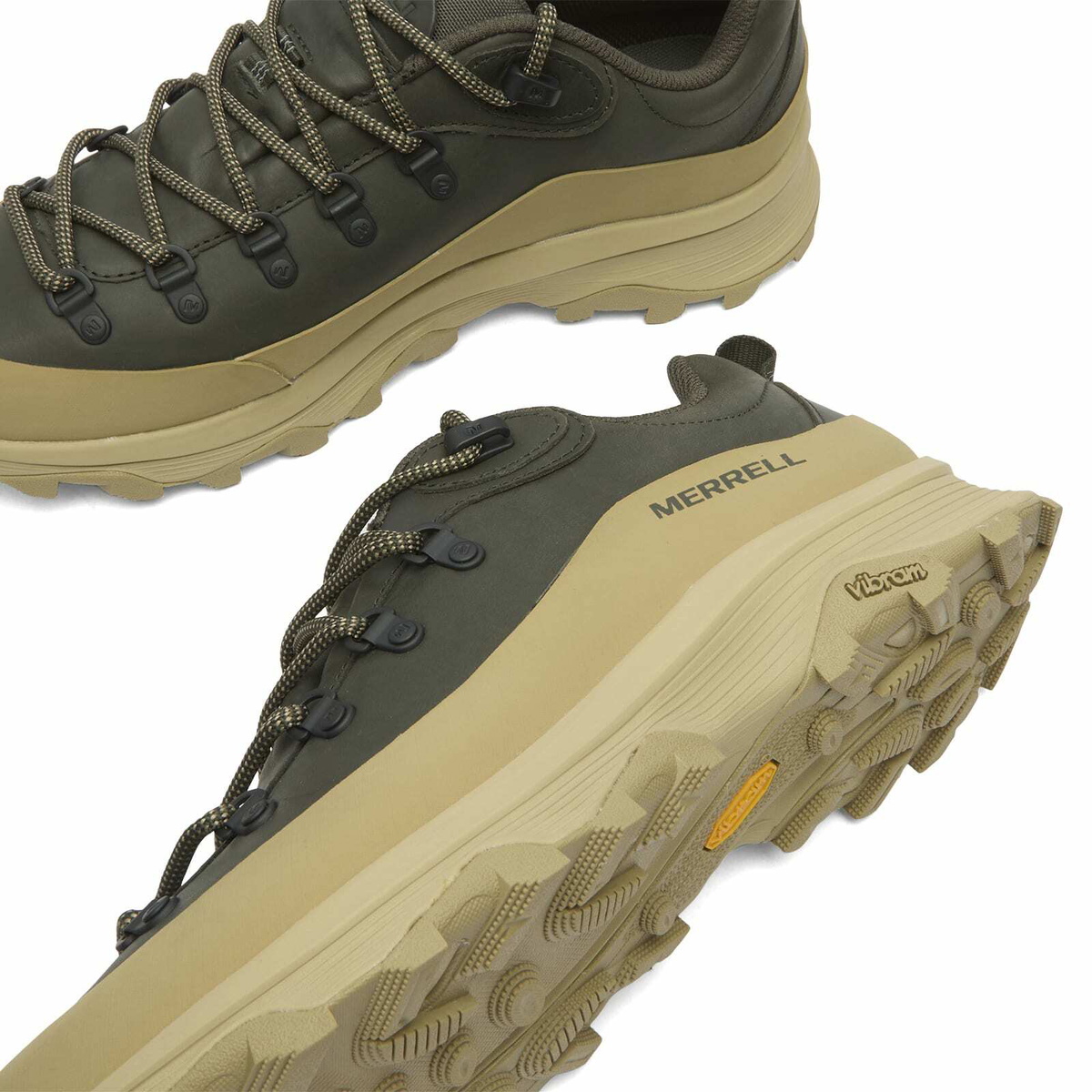 Merrell Men's Ontario Speed Leather Lace SE in Beluga/Palm