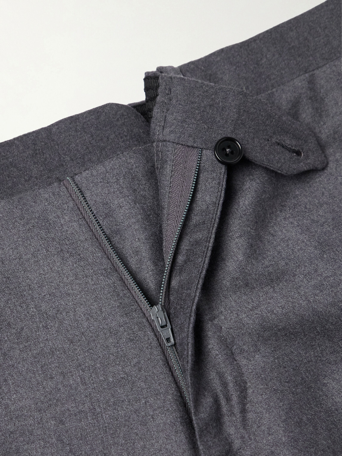 Kiton - Straight-Leg Wool Suit Trousers - Gray