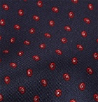 Dunhill - 8.5cm Printed Mulberry Silk Tie - Blue