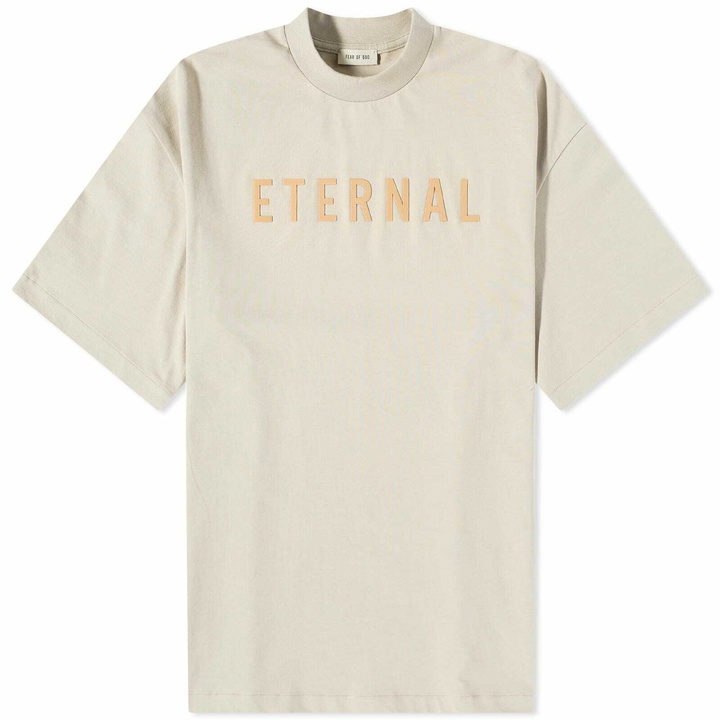 Photo: Fear Of God Men's Eternal Cotton T-Shirt in Cement