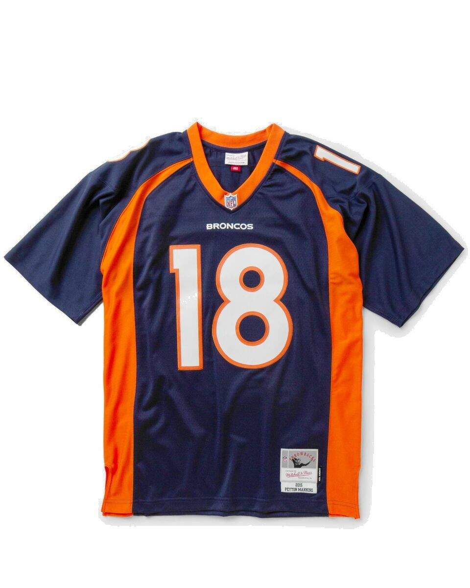 Photo: Mitchell & Ness Nfl Legacy Jersey Denver Broncos 2015 Peyton Manning #18 Blue - Mens - Jerseys