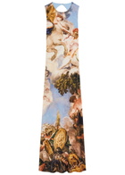 Alice + Olivia Delora Printed Jersey Maxi Dress Multicoloured