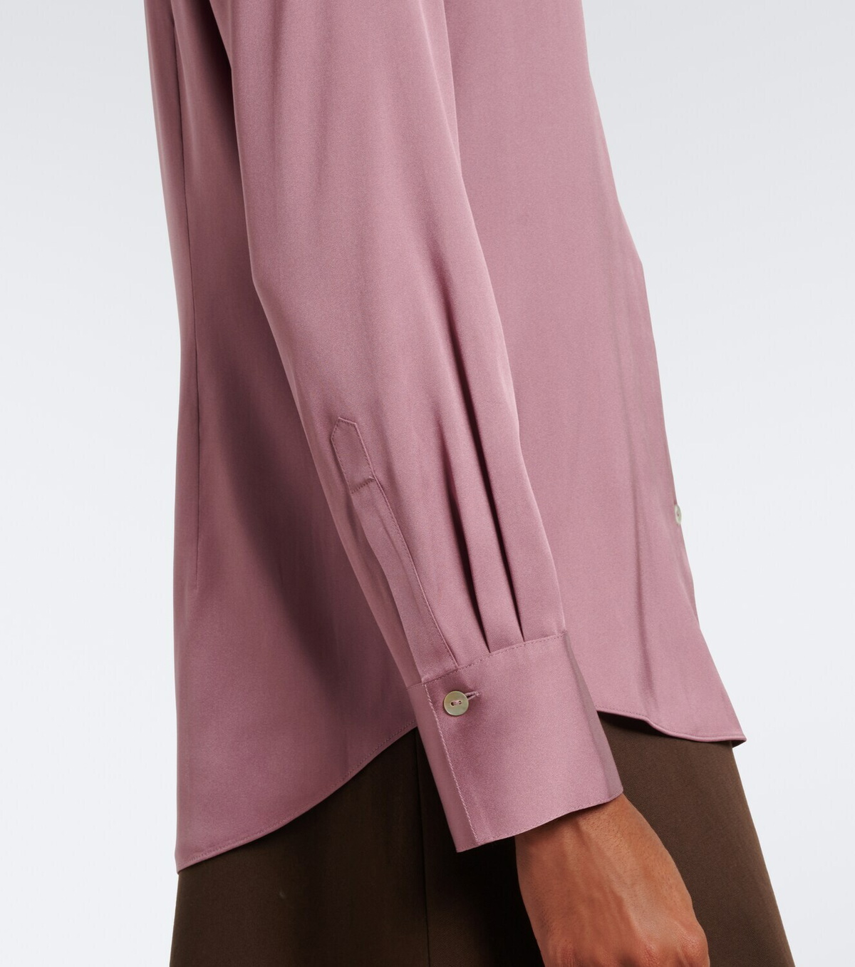 Vince Silk-blend shirt